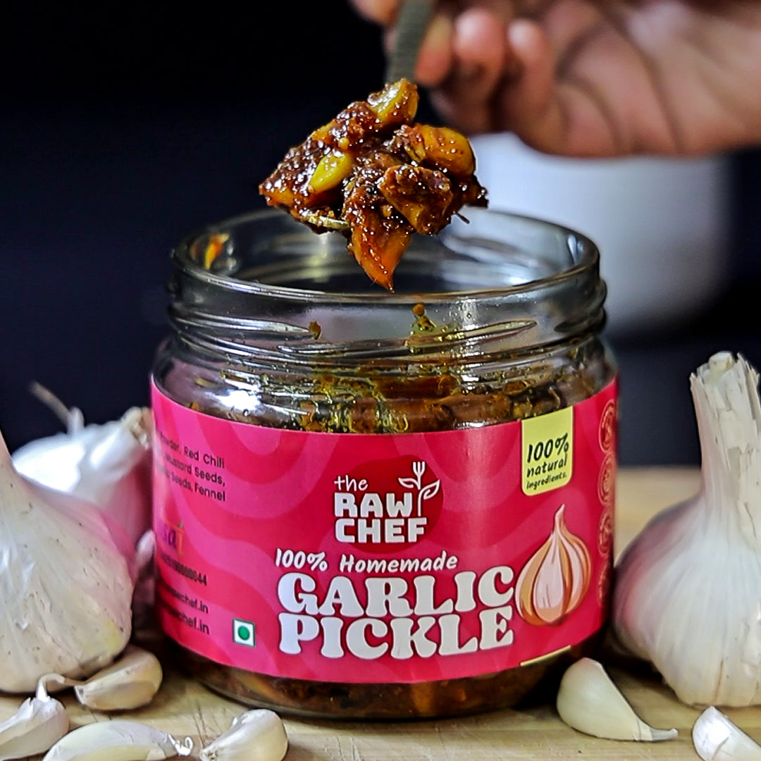 Homemade Lahsun ka Achar (Garlic Pickle)