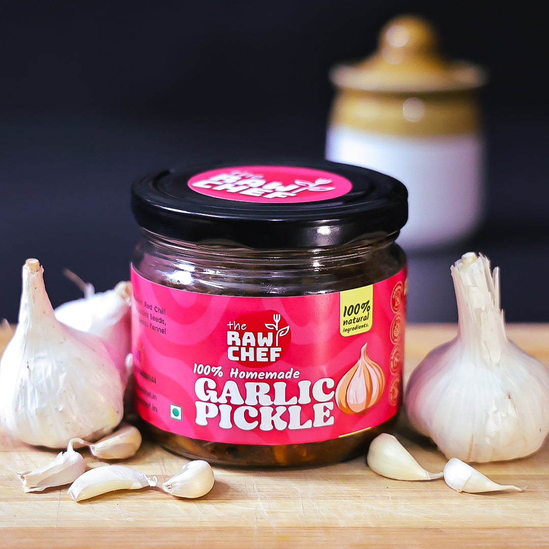 Homemade Lahsun ka Achar (Garlic Pickle)