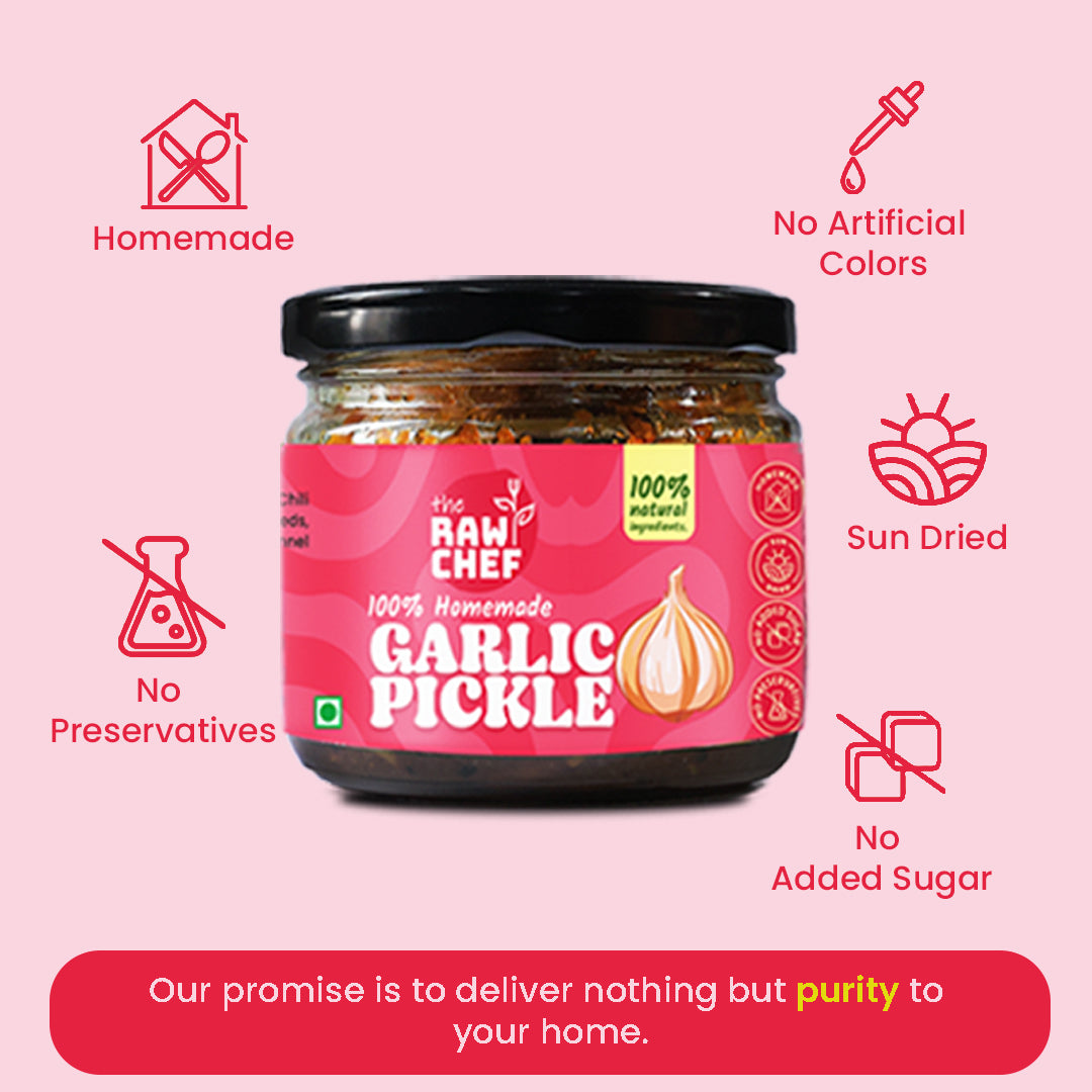 Homemade Lahsun ka Achar (Garlic Pickle)