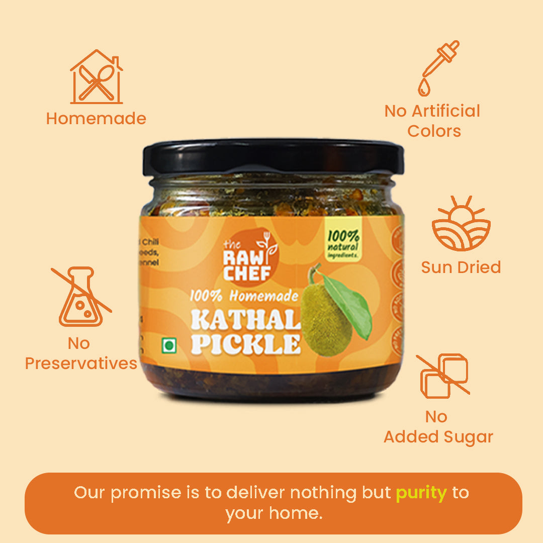 Homemade Kathal Ka Achar (Jackfruit Pickle)
