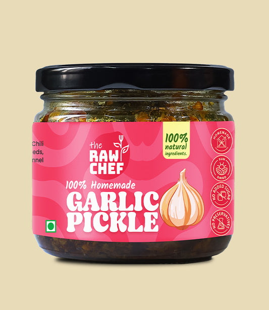 Homemade Lahsun ka Achar (Garlic Pickle)