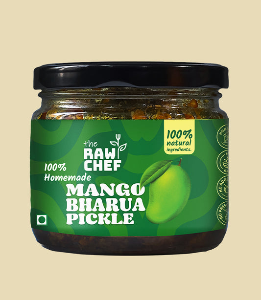 Homemade Aam ka Bharua Achar (Mango Pickle)