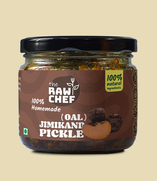 Homemade Oal Ka Achar (Jimikand Pickle)